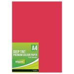 Treeline Premium Paper Deep Tint 80gsm Red