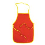 Treeline Aprons Kiddies Apron PVC - Colour Edging Red