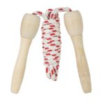 Treeline Skipping Ropes Wooden Handle Skipping Rope Assorted
