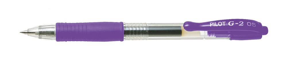 P2-0700-13.jpg Pilot Retractable Roller Ball Gel Ink Violet - Image 1