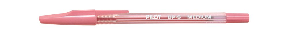 P3-0200-08.jpg Pilot BP-S Medium Crystal Barrel Fine Pink - Image 1