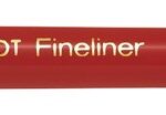 Pilot SW-PPF Fineliner Plastic Mounted Fineliner Metal Sleeve Red