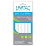 Unitac Stick Tack n' Press 100g UNITAC White