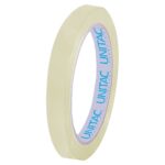 Unitac Stationery Tape 12mm x66m Large Core Tape Clear (Pack of 12)