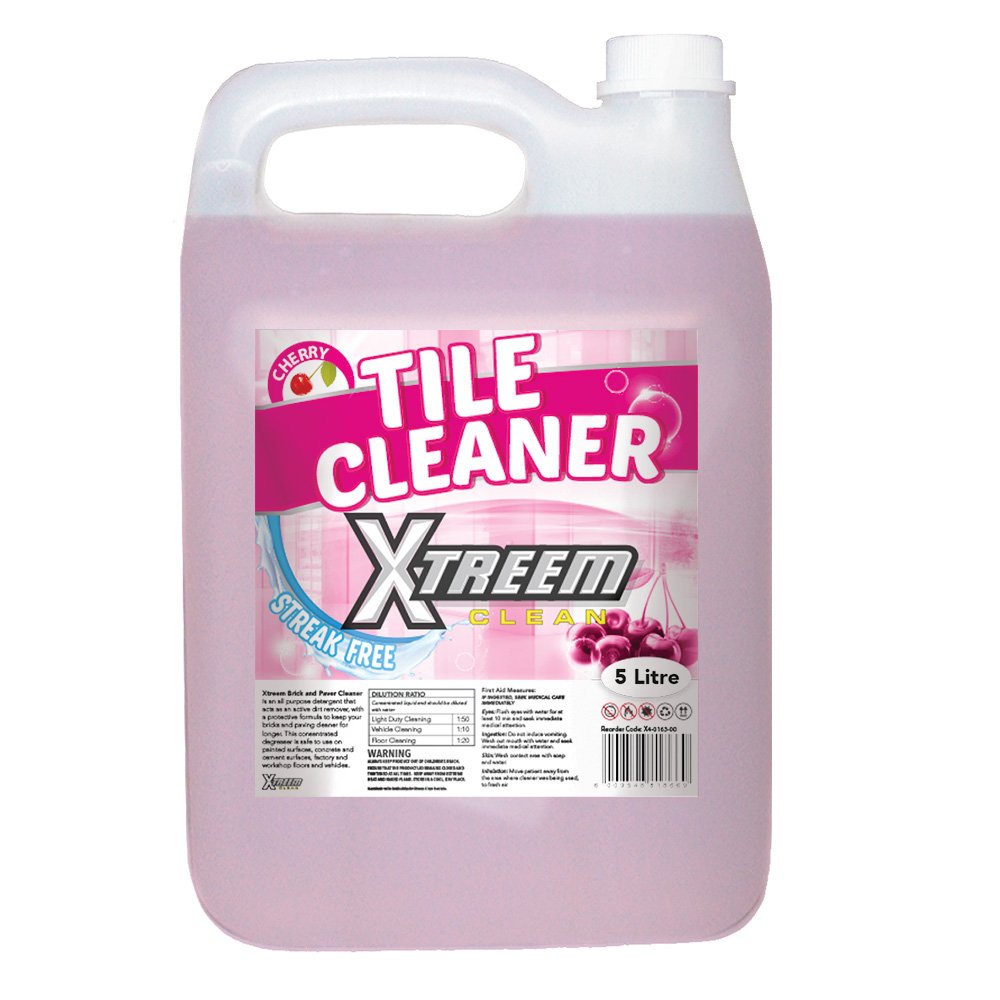 X4-0186-00.jpg Xtreem Tile Cleaner Cherry Burst 5 Litre - Image 1
