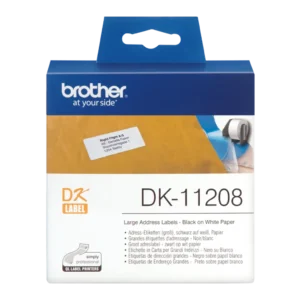 Brother Paper and Vinyl Supplies Large Address Label 400 labels/roll 38 x 90mm