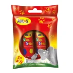 Amos Red Glue Stick 40G Hangsell 2's - Pack