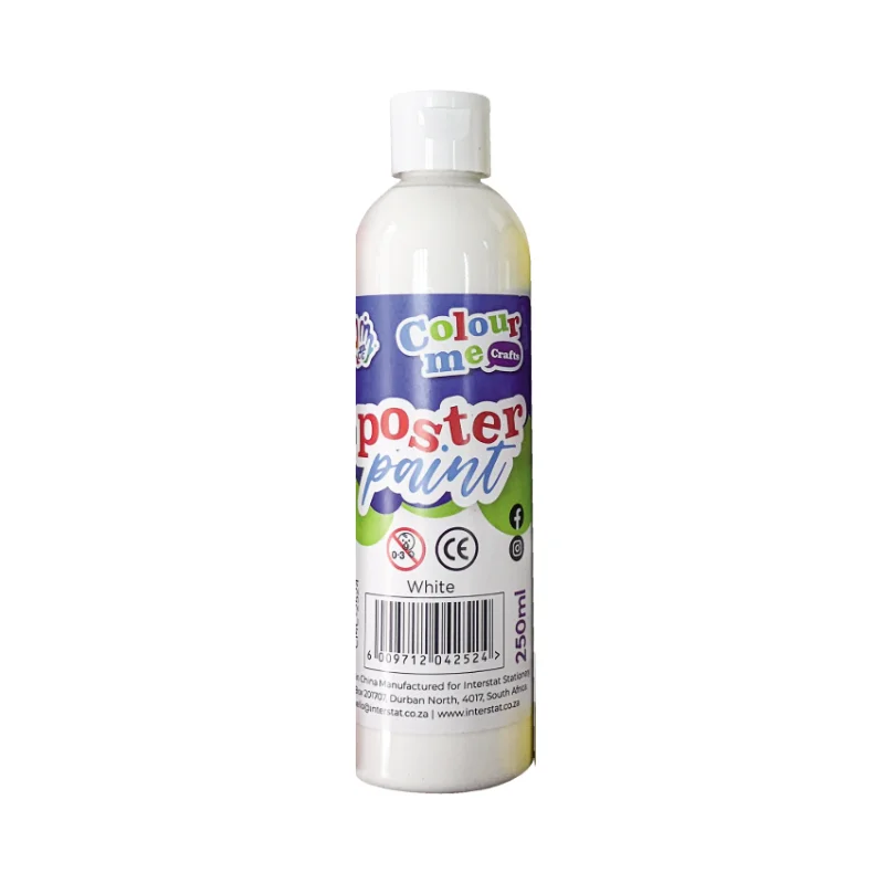 Colour ME CMC-2524 Poster Paint Bottle 250ml White Colour ME CMC-2524 Poster Paint Bottle 250ml White