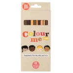 Colour ME Colour Pencils Tri-Grip Skin Tones 12's