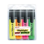 Edding E345 Highlighter Assorted Wallet 4 - Set