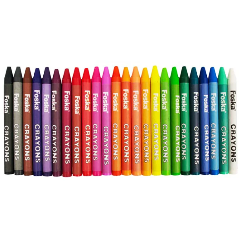 Foska Wax Crayons 24's Foska Wax Crayons 24's