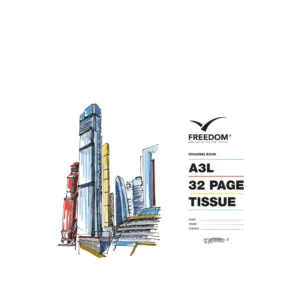 Freedom A3L Drawing Book With Tissue 32pg