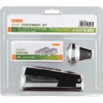 Genmes F047 Half Strip Stapler + Staple Remover + Staples 26/6 5000's - Set