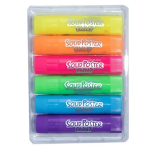 K BRAND Poster Paint Stick Neon 6 Colour