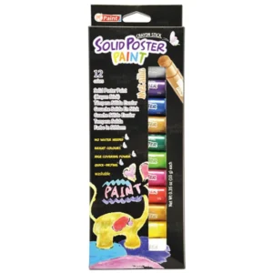 K BRAND Poster Paint Stick Metallic 12 Colour