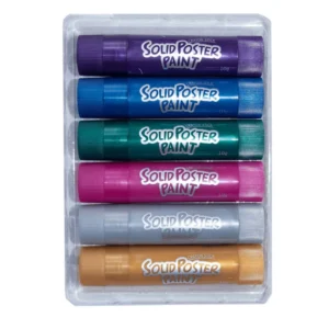 K BRAND Poster Paint Stick Metallic 6 Colour