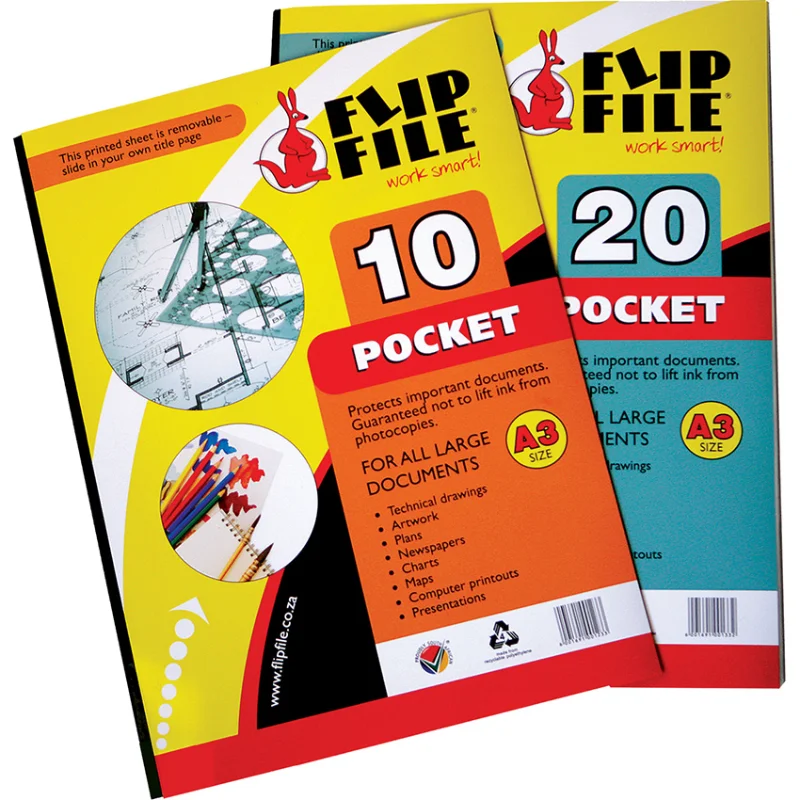 Kangaroo FLIP FILE A3 10 Pocket Kangaroo FLIP FILE A3 10 Pocket