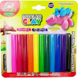 KID ART Modelling Clay 200g 12 Colour