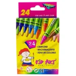 KID ART Wax Crayons 24's