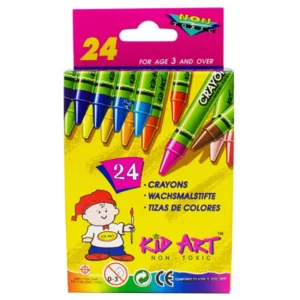 KID ART Wax Crayons 24's