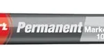 Luxor 100 Permanent Marker Bullet Fine Black (Pack of 12)