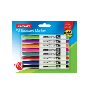 Luxor 120 Whiteboard Marker Bullet Fine Asstd 8 Colour - Set