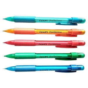 Luxor Click Rite Clutch Pencil Assorted 0.5 HB (Pack of 12)