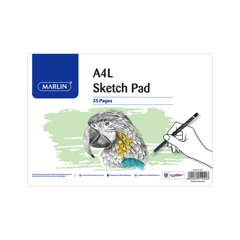 Marlin A4L Sketch Pad 25 leaves Marlin A4L Sketch Pad 25 leaves