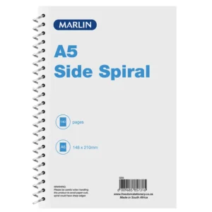 Marlin A5 Side Spiral Shorthand Notebook no C/L 140pg