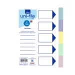 Marlin Board Divider 5 Tab Pastel Colours (Pack of 10)