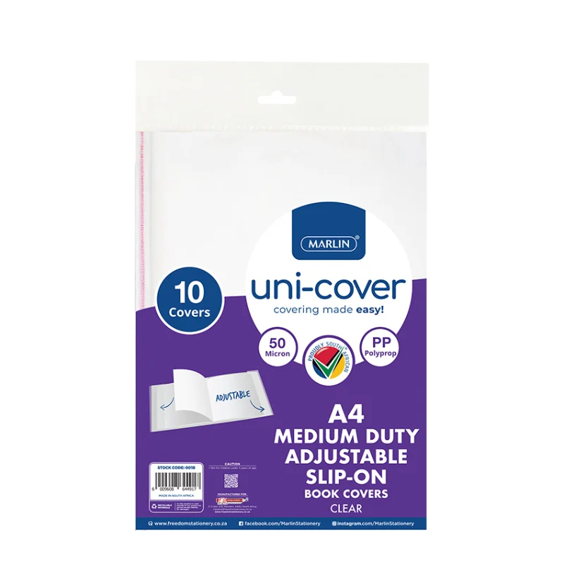 Marlin Covers A4 Adjustable 50mic 10pk Marlin Covers A4 Adjustable 50mic 10pk