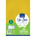 Marlin KIDS A4 Pre-Cut Book Covers Colour Kraft 5pk
