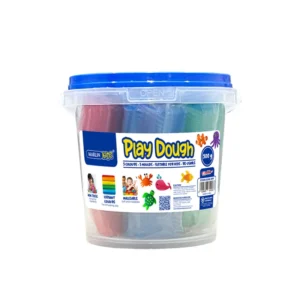 Marlin Playdough 500g Bucket 5 Colour + 3 Moulds