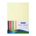 Marlin Project Board A4 160g Pastel Yellow 100 Sheet