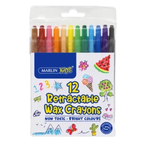 Marlin Wax Twister Crayons 12's