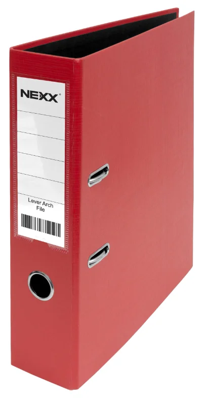 Nexx A4 Lever Arch PP File Red Nexx A4 Lever Arch PP File Red
