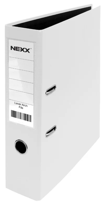 Nexx A4 Lever Arch PP File White Nexx A4 Lever Arch PP File White