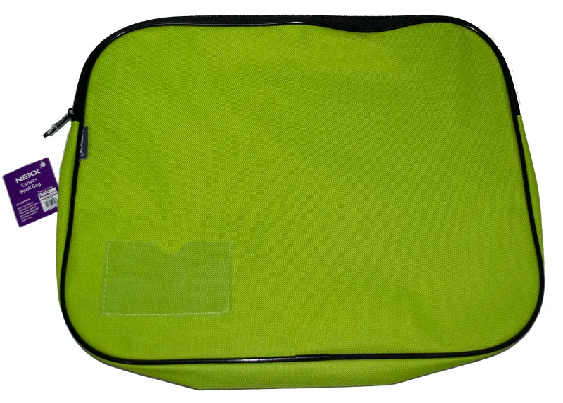 Nexx Canvas Book Bag Lime Nexx Canvas Book Bag Lime