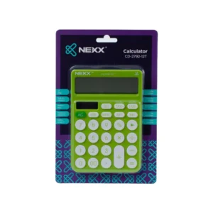 Nexx CD2792 12 Digit Desktop Calculator Bright Lime
