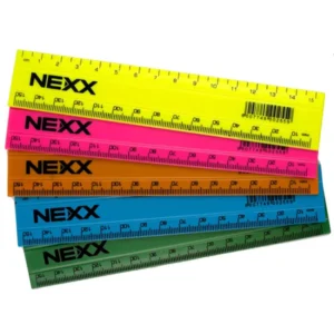 Nexx Coloured Ruler Assorted 15cm (Pack of 10)