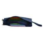 Nexx Fabric Pencil Case 2 Pocket Navy Blue