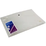Nexx PP Button Envelope A4 Clear (Pack of 5)