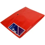 Nexx PP Button Envelope A4 Orange (Pack of 5)