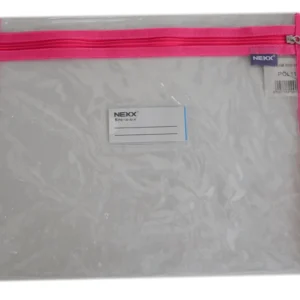 Nexx PVC Clear Book Bag Pink