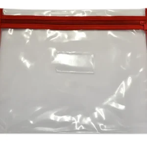 Nexx PVC Clear Book Bag Red