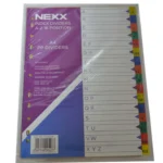 Nexx PVC Index A-Z 26 Position