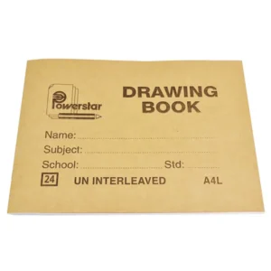 Powerstar A4L Drawing Book No Tissue 24pg