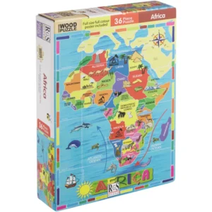 RGS A4 Map of Africa Puzzle 36 Piece