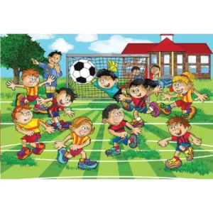 RGS A4 Soccer Puzzle 18 Piece