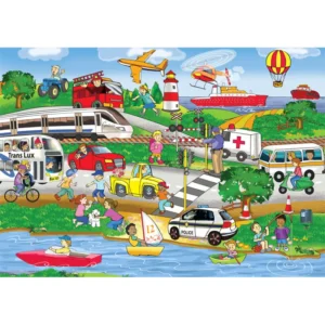 RGS A4 Transport Puzzle 24 Piece